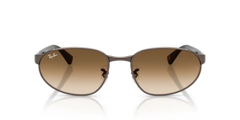 Unisex Ray - Ban RB3777 925932 Occhiali da sole Metallo Bronzo Marrone Geometrica Normale Sfumato miniatura 3