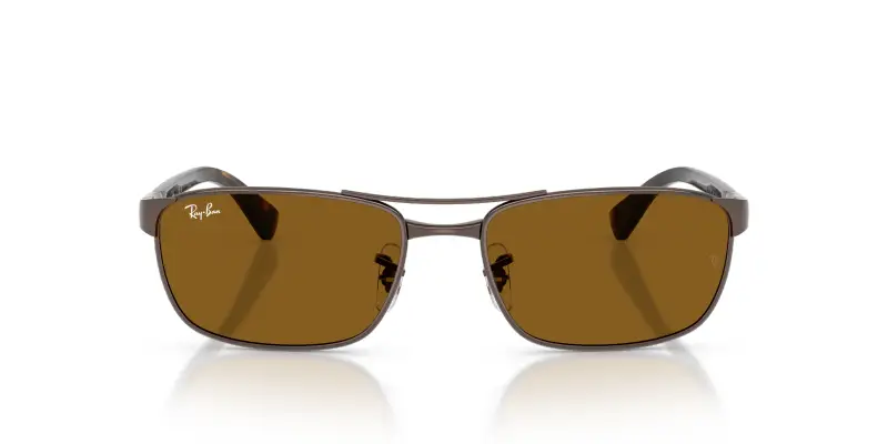 Unisex Ray - Ban RB3778 925933 Occhiali da sole Metallo Bronzo Marrone Geometrica Normale miniatura 3