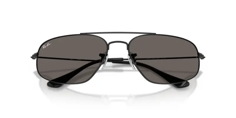 Unisex Ray - Ban RB3780 002/B1 Occhiali da sole Metallo Nero Grigio Squadrata Normale miniatura 2