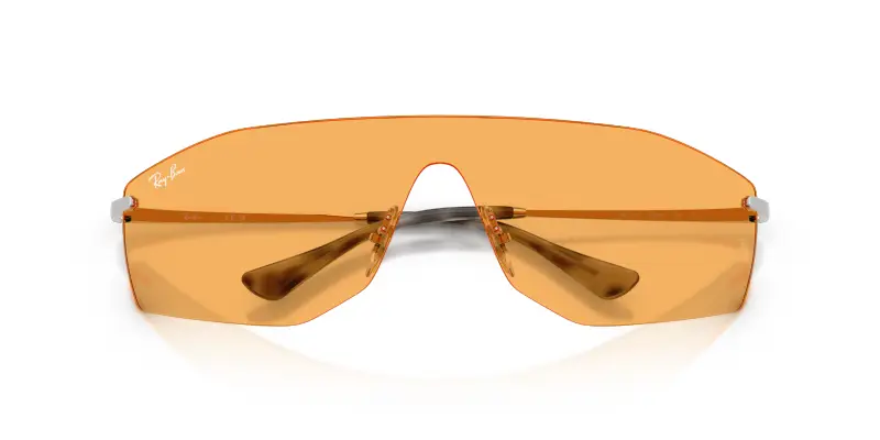 Unisex Ray - Ban RB3781 003/85 Occhiali da sole Metallo Argento Giallo Geometrica Normale miniatura 2