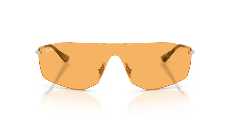Unisex Ray - Ban RB3781 003/85 Occhiali da sole Metallo Argento Giallo Geometrica Normale miniatura 3