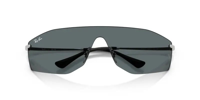 Unisex Ray - Ban RB3781 003/87 Occhiali da sole Metallo Argento Grigio Geometrica Normale miniatura 2