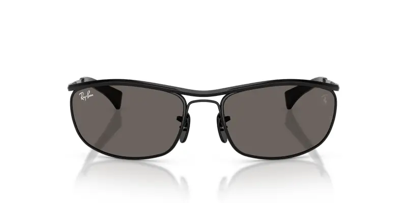 Unisex Ray - Ban RB3819M F117B1 Occhiali da sole Metallo Nero Grigio Rotonda Normale miniatura 3