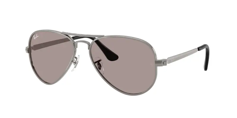 Unisex Ray - Ban RB3925 AVIATOR MAX 004/53 Occhiali da sole Metallo Grigio Viola Pilot Normale