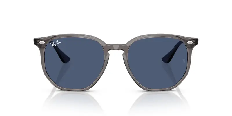 Unisex Ray - Ban RB4306 687380 Occhiali da sole Acetato Grigio Blu Geometrica Normale miniatura 3