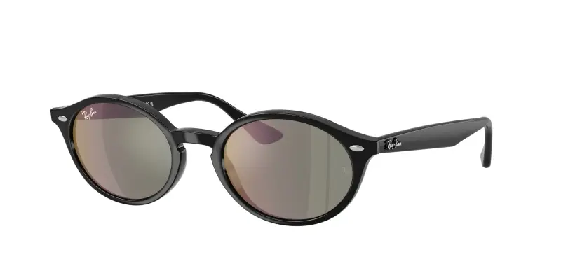 Unisex Ray - Ban RB4315 601/39 Occhiali da sole Nylon Nero Rotonda Normale