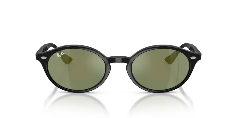 Unisex Ray - Ban RB4315 601/68 Occhiali da sole Nylon Nero Rotonda Normale miniatura 3