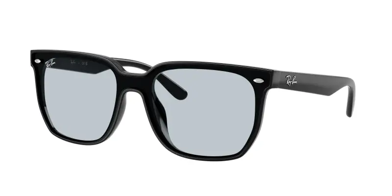 Unisex Ray - Ban RB4466D 601/72 Occhiali da sole Nylon Nero Blu Squadrata Normale