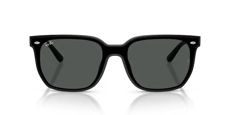 Unisex Ray - Ban RB4466D 601/87 Occhiali da sole Nylon Nero Grigio Squadrata Normale miniatura 3