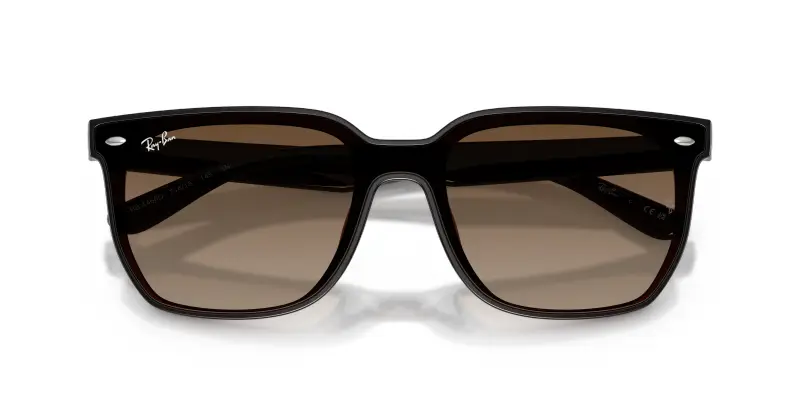 Unisex Ray - Ban RB4466D 714/13 Occhiali da sole Nylon Marrone Marrone Squadrata Normale Sfumato miniatura 2