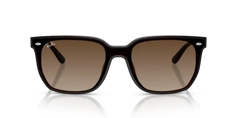 Unisex Ray - Ban RB4466D 714/13 Occhiali da sole Nylon Marrone Marrone Squadrata Normale Sfumato miniatura 3