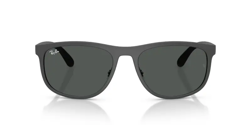 Unisex Ray - Ban RB4468 601787 Occhiali da sole Peek Grigio Grigio Squadrata Normale miniatura 3