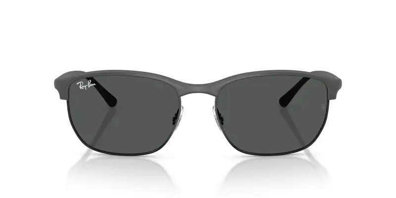Unisex Ray - Ban RB4469 601787 Occhiali da sole Peek Grigio Grigio Squadrata Normale miniatura 3