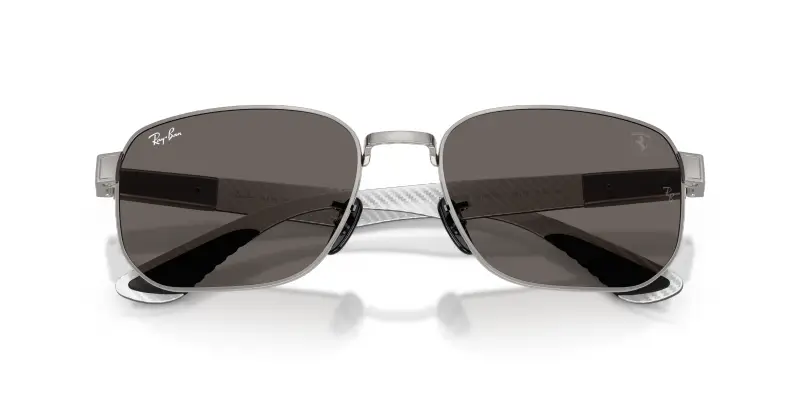 Unisex Ray - Ban RB8329M F124B1 Occhiali da sole Metallo Grigio Grigio Geometrica Normale miniatura 2