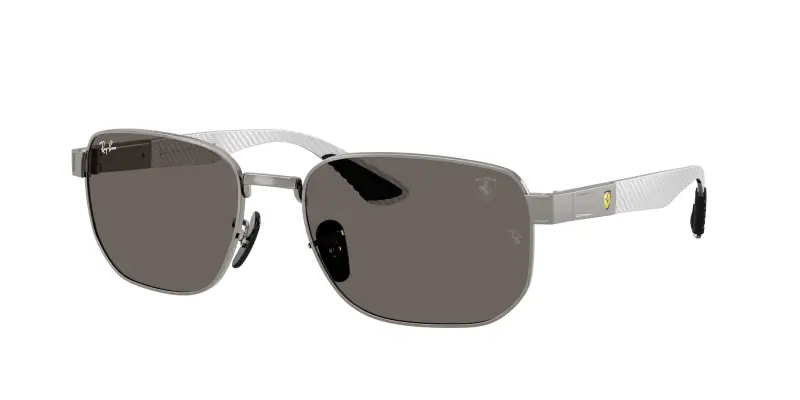 Unisex Ray - Ban RB8329M F124B1 Occhiali da sole Metallo Grigio Grigio Geometrica Normale