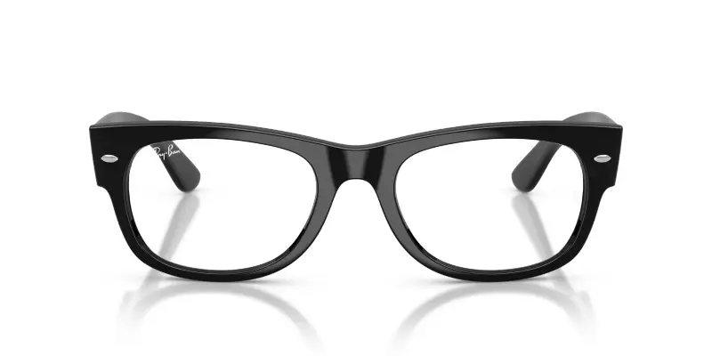 Unisex Ray - Ban RX0832V MEGA WAYFARER II 2000 Montature da vista Acetato Nero Trasparente Squadrata Normale miniatura 3