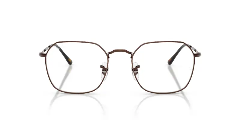Unisex Ray - Ban RX3694V JIM 2511 Montature da vista Metallo Marrone Trasparente Geometrica Normale miniatura 3