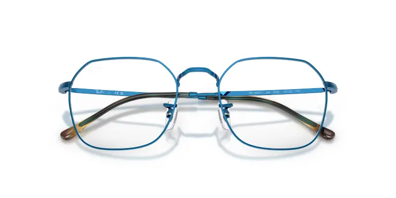 Unisex Ray - Ban RX3694V JIM 2520 Montature da vista Metallo Blu Trasparente Geometrica Normale miniatura 2