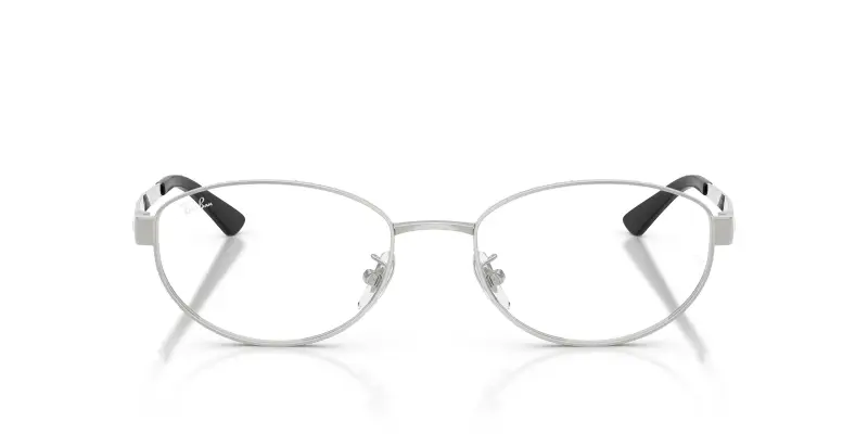 Unisex Ray - Ban RX3774VD 2501 Montature da vista Metallo Argento Trasparente Rotonda Normale miniatura 3