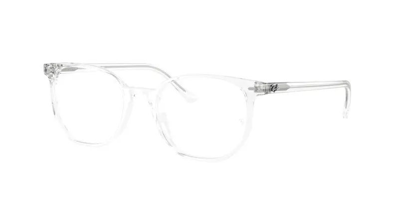 Unisex Ray - Ban RX5397 ELLIOT 2001 Montature da vista Acetato Trasparente Trasparente Geometrica Normale
