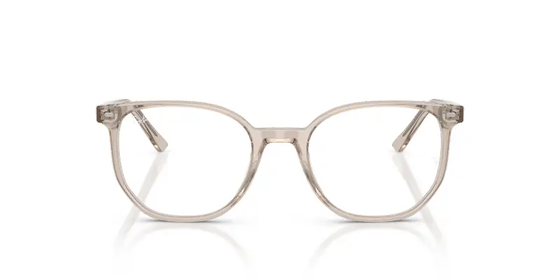 Unisex Ray - Ban RX5397 ELLIOT 8449 Montature da vista Acetato Marrone Trasparente Geometrica Normale miniatura 3