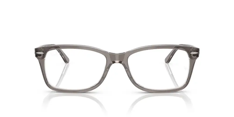Unisex Ray - Ban RX5428 8111 Montature da vista Acetato Grigio Trasparente Squadrata Normale miniatura 3