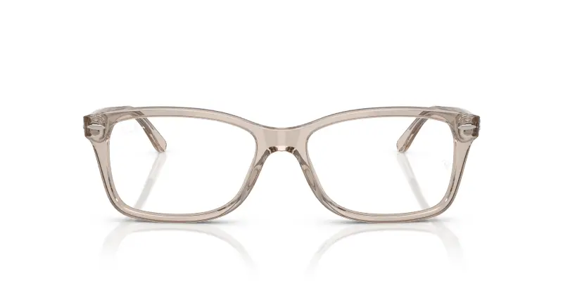 Unisex Ray - Ban RX5428 8457 Montature da vista Acetato Grigio Trasparente Squadrata Normale miniatura 3