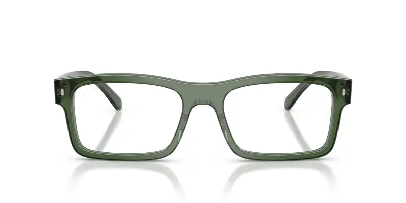 Unisex Ray - Ban RX5435 8514 Montature da vista Acetato Verde Trasparente Squadrata Normale miniatura 3