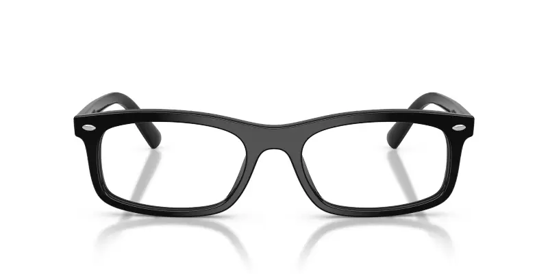 Unisex Ray - Ban RX5450 2000 Montature da vista Acetato Nero Trasparente Squadrata Normale miniatura 3