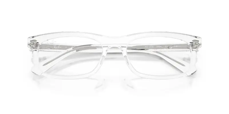 Unisex Ray - Ban RX5450 2001 Montature da vista Acetato Trasparente Trasparente Squadrata Normale miniatura 2