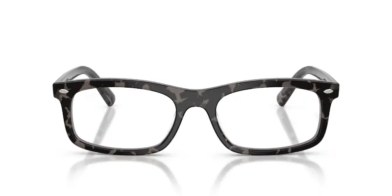 Unisex Ray - Ban RX5450 8483 Montature da vista Acetato Tartaruga Trasparente Squadrata Normale miniatura 3