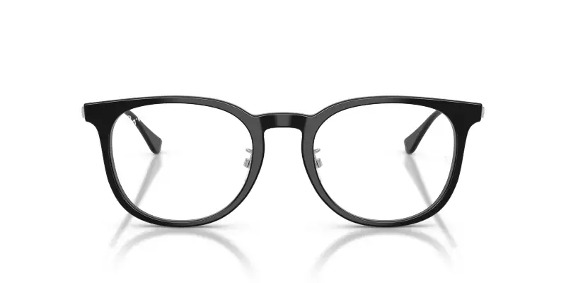 Unisex Ray - Ban RX5453D 2000 Montature da vista Acetato Nero Trasparente Squadrata Normale miniatura 3