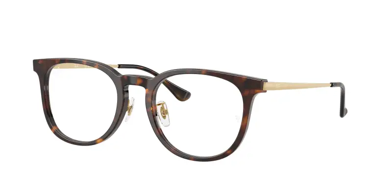 Unisex Ray - Ban RX5453D 2012 Montature da vista Acetato Tartaruga Trasparente Squadrata Normale