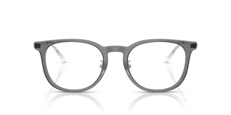 Unisex Ray - Ban RX5453D 8268 Montature da vista Acetato Grigio Trasparente Squadrata Normale miniatura 3