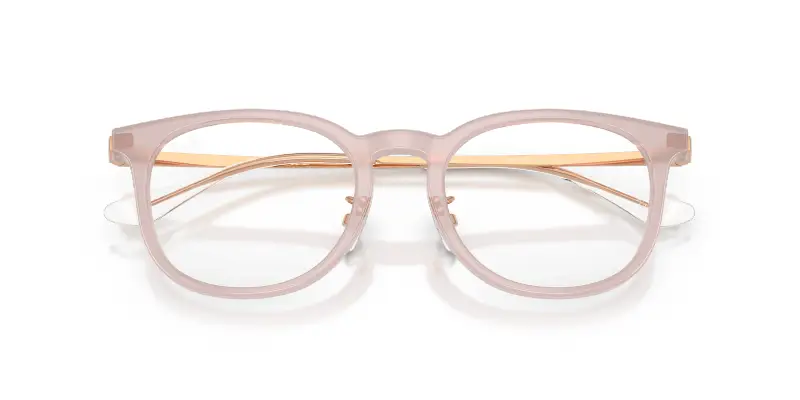 Unisex Ray - Ban RX5453D 8438 Montature da vista Acetato Rosa Trasparente Squadrata Normale miniatura 2