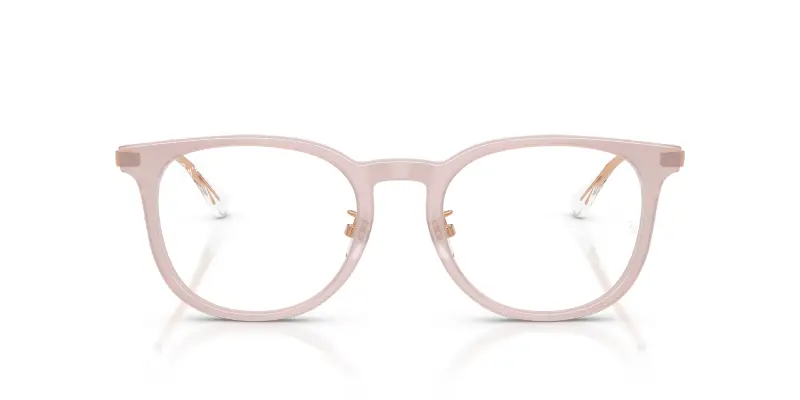 Unisex Ray - Ban RX5453D 8438 Montature da vista Acetato Rosa Trasparente Squadrata Normale miniatura 3