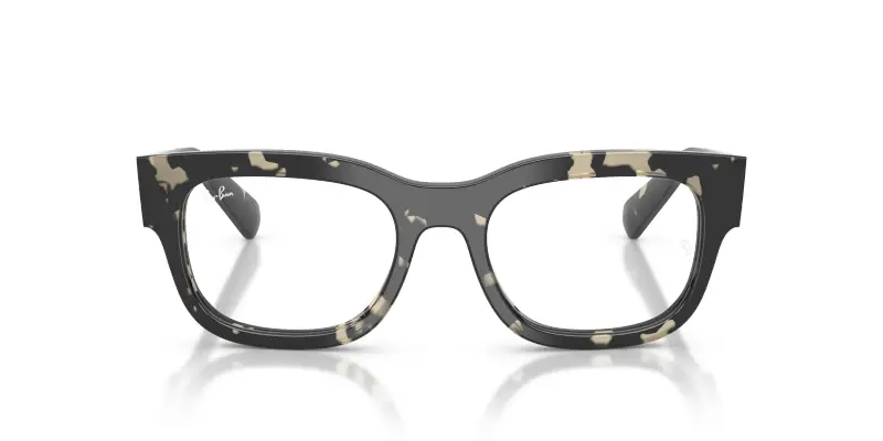 Unisex Ray - Ban RX5528M F703 Montature da vista Acetato Tartaruga Trasparente Squadrata Normale miniatura 3