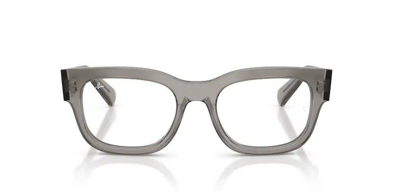 Unisex Ray - Ban RX5528M F704 Montature da vista Acetato Grigio Trasparente Squadrata Normale miniatura 3