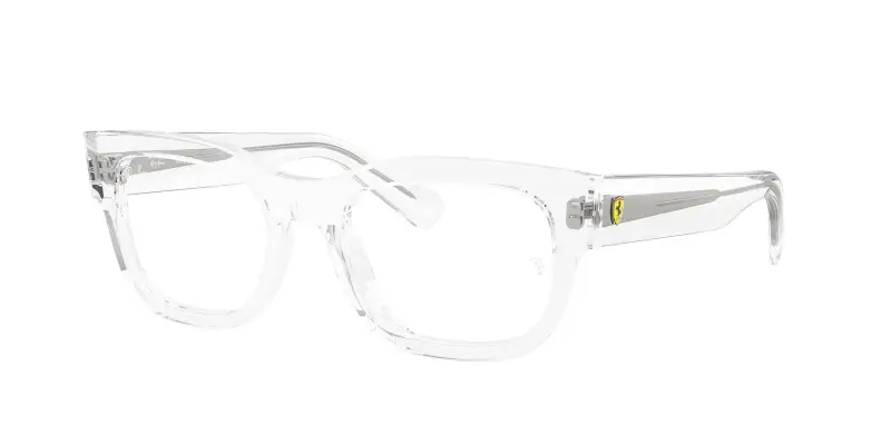 Unisex Ray - Ban RX5528M F706 Montature da vista Acetato Trasparente Trasparente Squadrata Normale