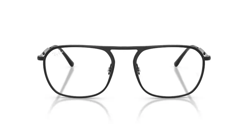 Unisex Ray - Ban RX6548 2509 Montature da vista Metallo Nero Trasparente Squadrata Normale miniatura 3