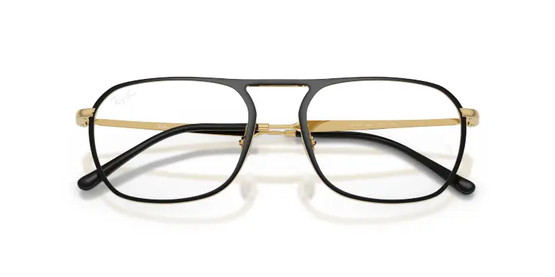 Unisex Ray - Ban RX6548 2994 Montature da vista Metallo Blu Trasparente Squadrata Normale miniatura 2