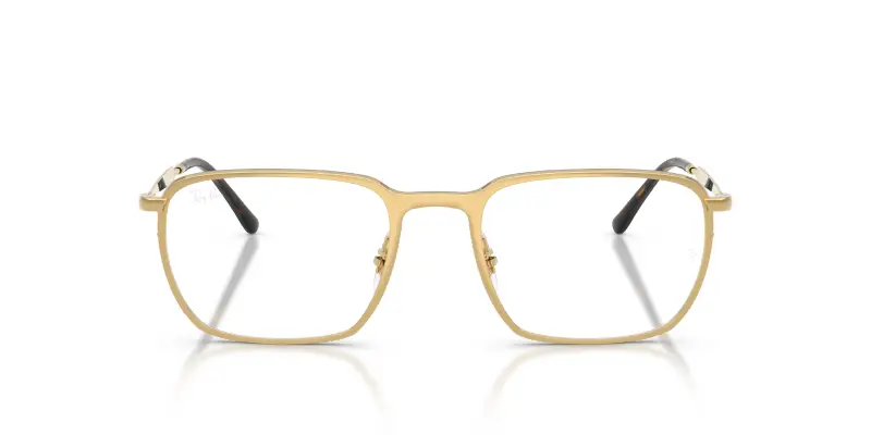 Unisex Ray - Ban RX6549 2500 Montature da vista Metallo Oro Trasparente Squadrata Normale miniatura 3