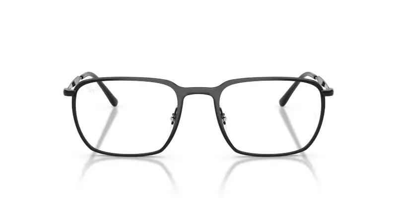 Unisex Ray - Ban RX6549 2509 Montature da vista Metallo Nero Trasparente Squadrata Normale miniatura 3