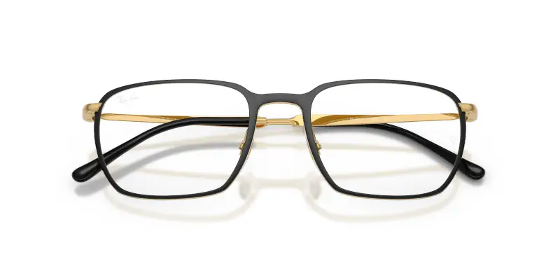 Unisex Ray - Ban RX6549 2994 Montature da vista Metallo Blu Trasparente Squadrata Normale miniatura 2