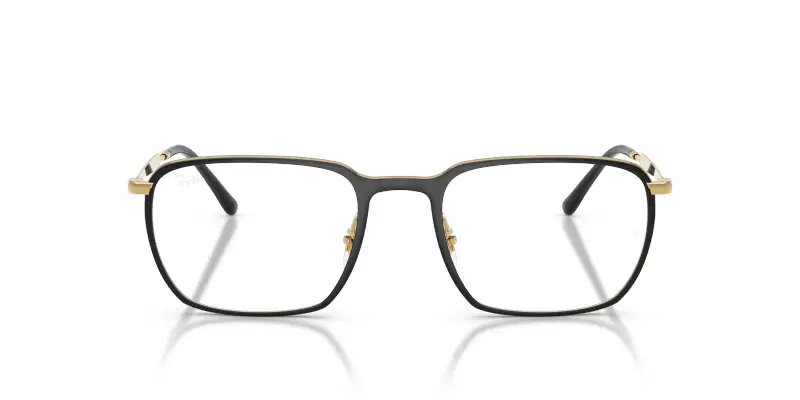 Unisex Ray - Ban RX6549 2994 Montature da vista Metallo Blu Trasparente Squadrata Normale miniatura 3