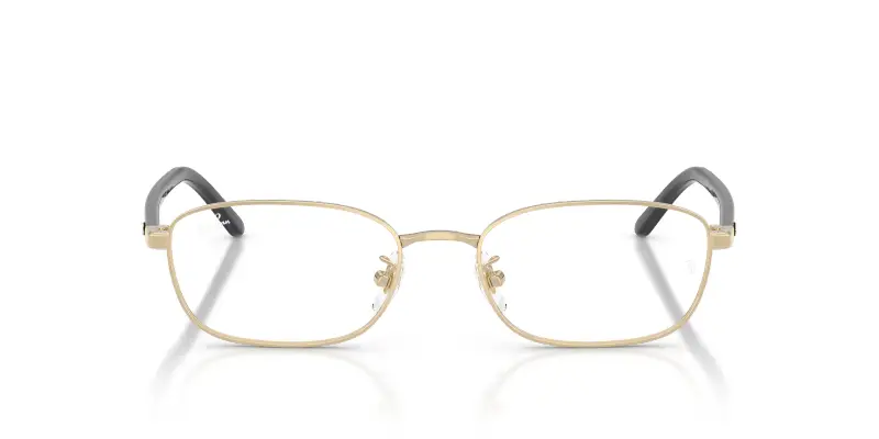 Unisex Ray - Ban RX6551D 2993 Montature da vista Metallo Oro Trasparente Pillow Normale miniatura 3