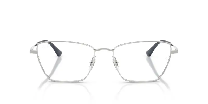 Unisex Ray - Ban RX6552 2501 Montature da vista Metallo Argento Trasparente Geometrica Normale miniatura 3