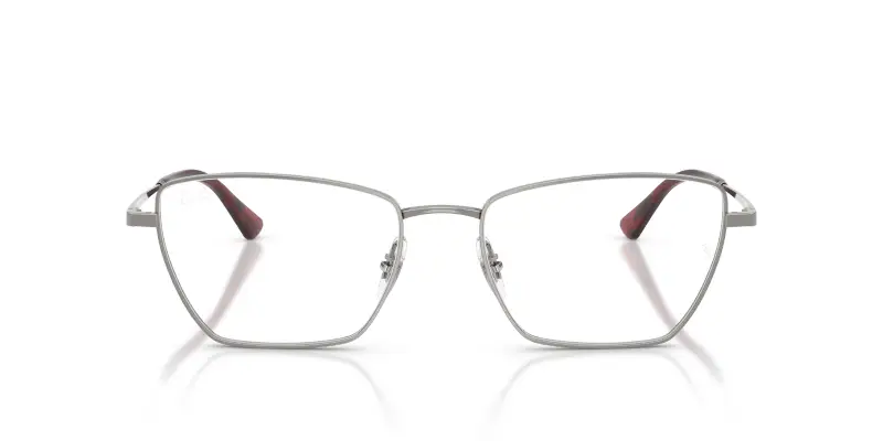 Unisex Ray - Ban RX6552 2502 Montature da vista Metallo Grigio Trasparente Geometrica Normale miniatura 3