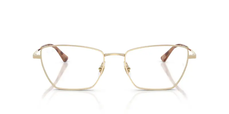 Unisex Ray - Ban RX6552 2993 Montature da vista Metallo Oro Trasparente Geometrica Normale miniatura 3