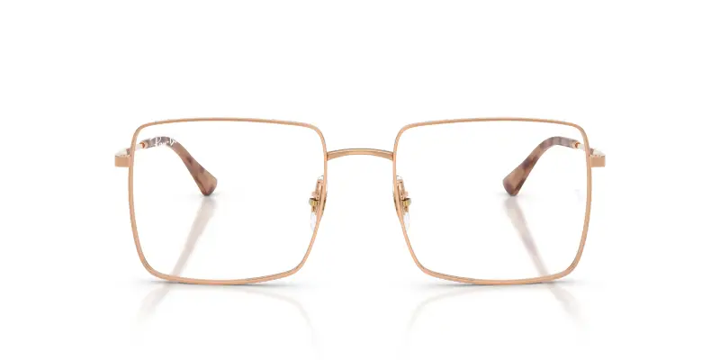 Unisex Ray - Ban RX6553 3094 Montature da vista Metallo Oro Trasparente Squadrata Normale miniatura 3